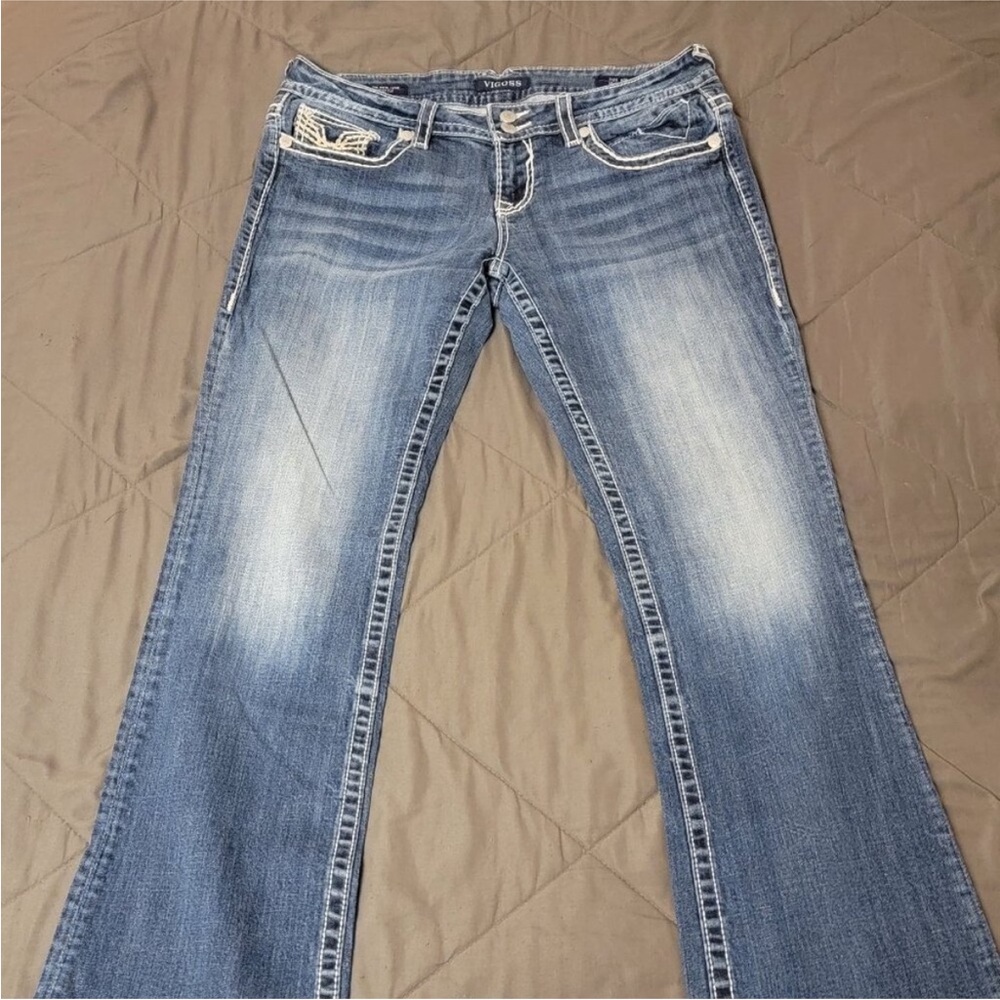 Vigoss Bootcut, Flap Pocket Jeans, Size 11/12